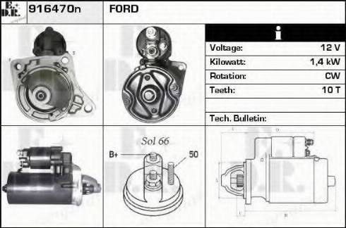 EDR 916470N - Motorino d'avviamento autozon.pro