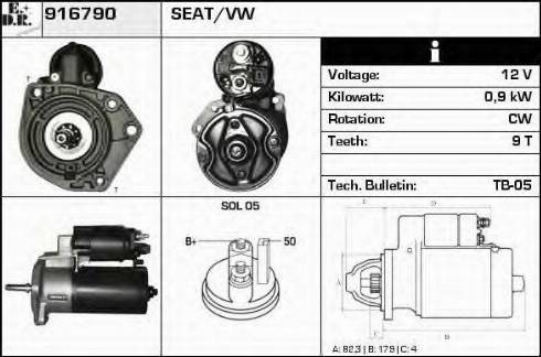 EDR 916790 - Motorino d'avviamento autozon.pro