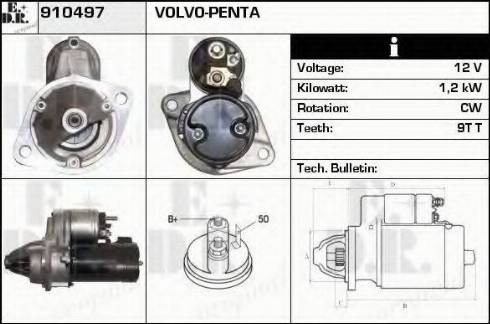 EDR 910497 - Motorino d'avviamento autozon.pro