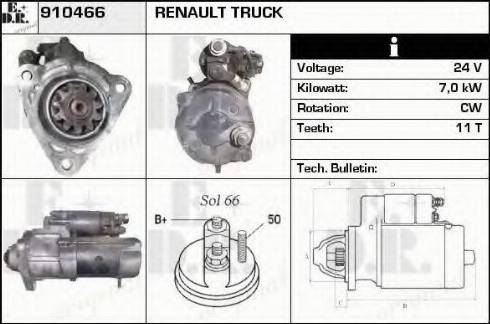 EDR 910466 - Motorino d'avviamento autozon.pro