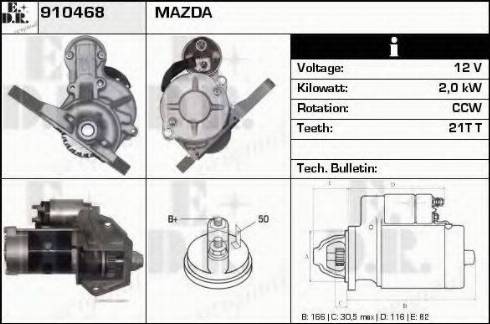 EDR 910468 - Motorino d'avviamento autozon.pro