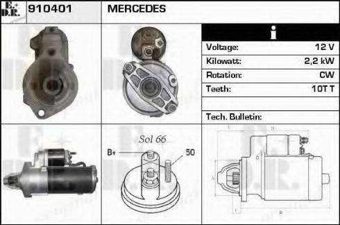 EDR 910401 - Motorino d'avviamento autozon.pro