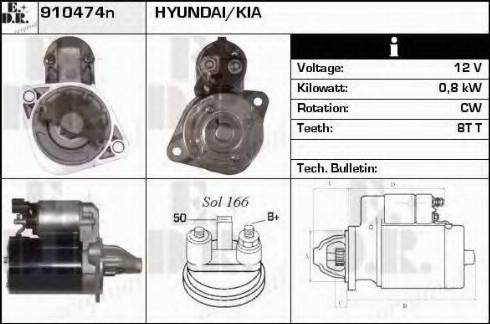 EDR 910474N - Motorino d'avviamento autozon.pro