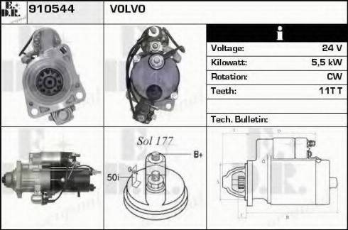 EDR 910544 - Motorino d'avviamento autozon.pro