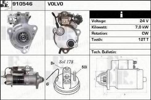 EDR 910546 - Motorino d'avviamento autozon.pro