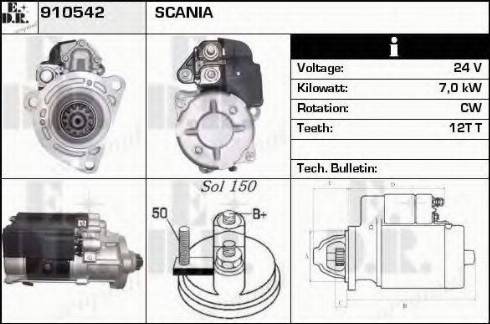 EDR 910542 - Motorino d'avviamento autozon.pro