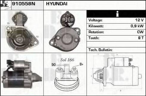 EDR 910558N - Motorino d'avviamento autozon.pro