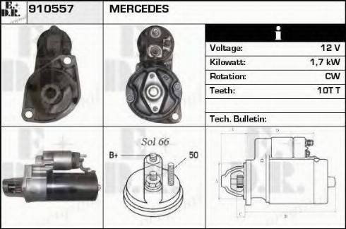 EDR 910557 - Motorino d'avviamento autozon.pro