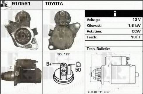 EDR 910561 - Motorino d'avviamento autozon.pro