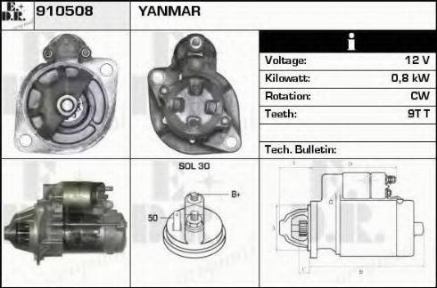 EDR 910508 - Motorino d'avviamento autozon.pro