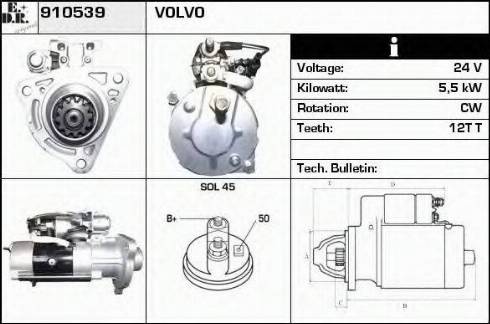 EDR 910539 - Motorino d'avviamento autozon.pro