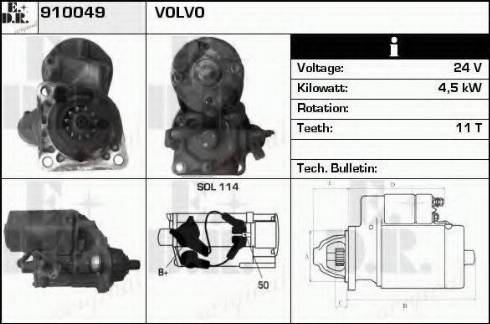 EDR 910049 - Motorino d'avviamento autozon.pro