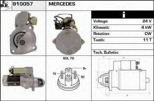 EDR 910057 - Motorino d'avviamento autozon.pro