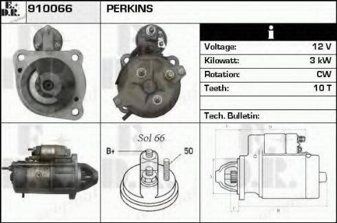 EDR 910066 - Motorino d'avviamento autozon.pro