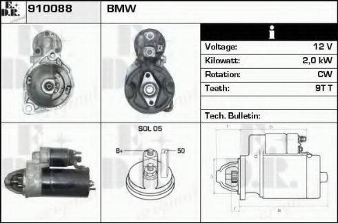 EDR 910088 - Motorino d'avviamento autozon.pro