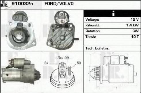 EDR 910032N - Motorino d'avviamento autozon.pro