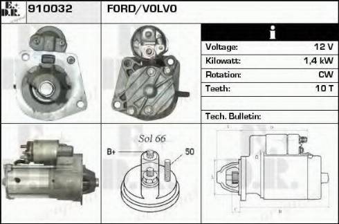 EDR 910032 - Motorino d'avviamento autozon.pro