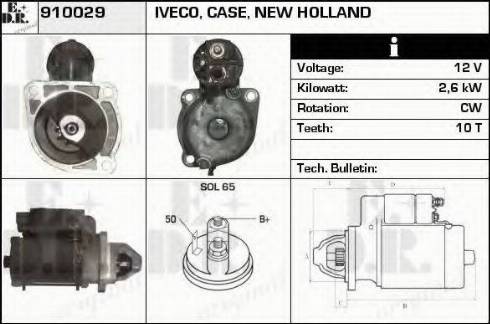 EDR 910029 - Motorino d'avviamento autozon.pro