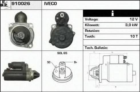 EDR 910026 - Motorino d'avviamento autozon.pro