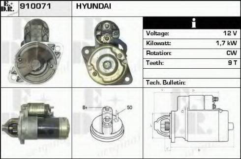 EDR 910071 - Motorino d'avviamento autozon.pro