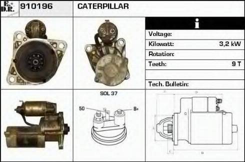 EDR 910196 - Motorino d'avviamento autozon.pro