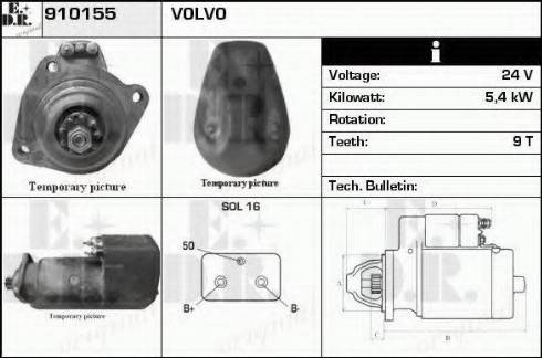 EDR 910155 - Motorino d'avviamento autozon.pro