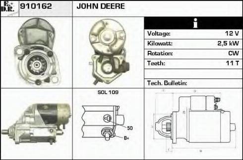 EDR 910162 - Motorino d'avviamento autozon.pro