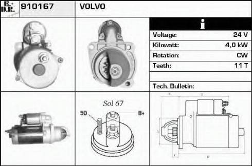 EDR 910167 - Motorino d'avviamento autozon.pro