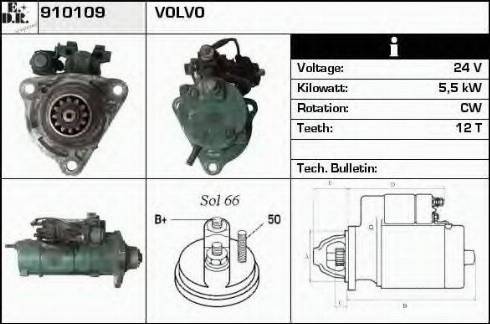 EDR 910109 - Motorino d'avviamento autozon.pro