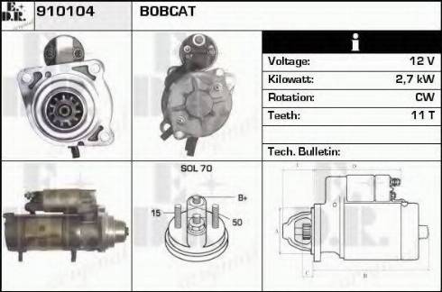 EDR 910104 - Motorino d'avviamento autozon.pro