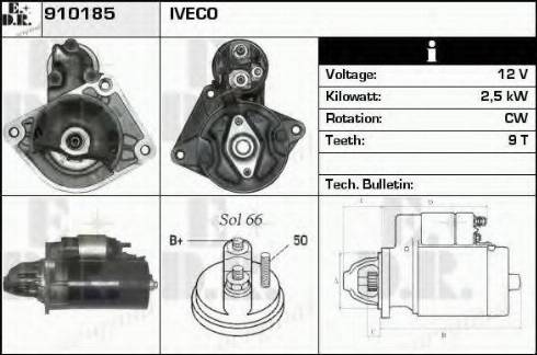 EDR 910185 - Motorino d'avviamento autozon.pro