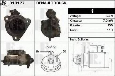 EDR 910127 - Motorino d'avviamento autozon.pro