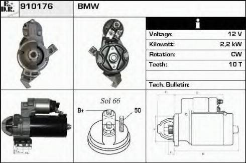 EDR 910176 - Motorino d'avviamento autozon.pro