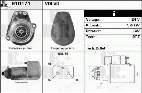 EDR 910171 - Motorino d'avviamento autozon.pro