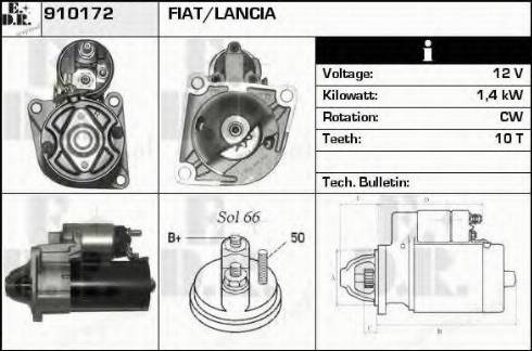 EDR 910172 - Motorino d'avviamento autozon.pro