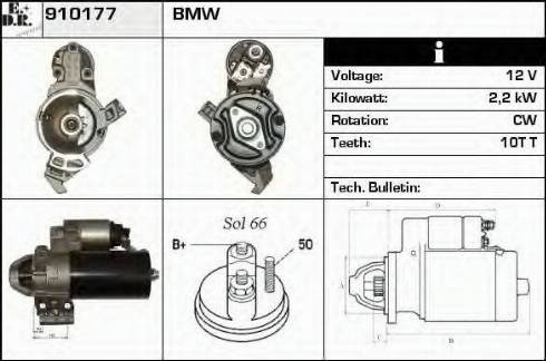 EDR 910177 - Motorino d'avviamento autozon.pro