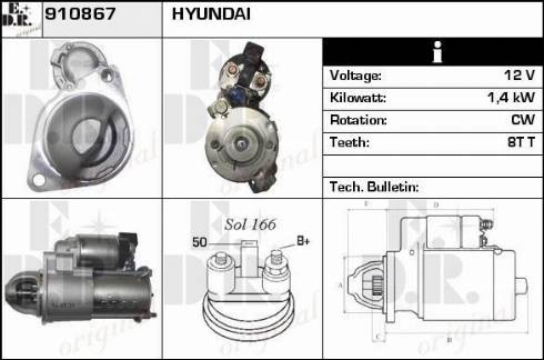 EDR 910867 - Motorino d'avviamento autozon.pro