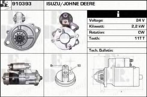 EDR 910393 - Motorino d'avviamento autozon.pro