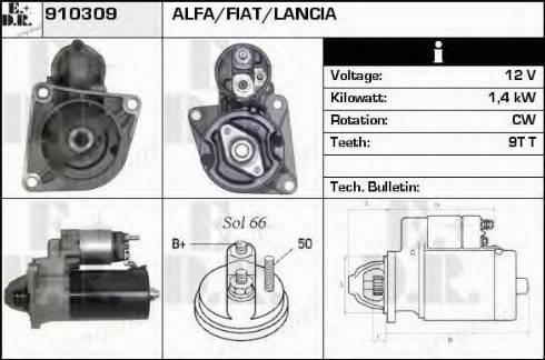 EDR 910309 - Motorino d'avviamento autozon.pro