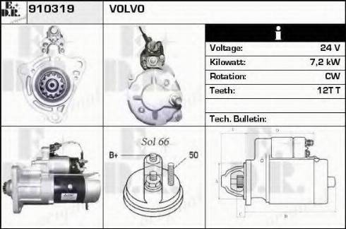 EDR 910319 - Motorino d'avviamento autozon.pro