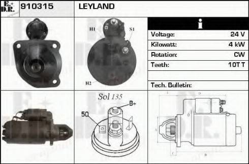 EDR 910315 - Motorino d'avviamento autozon.pro