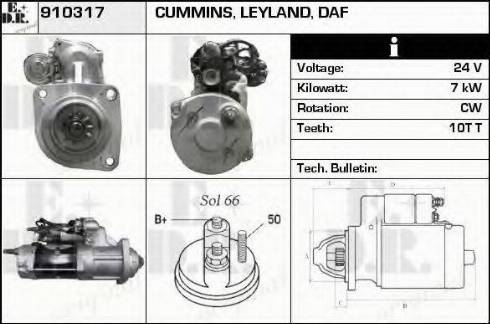 EDR 910317 - Motorino d'avviamento autozon.pro