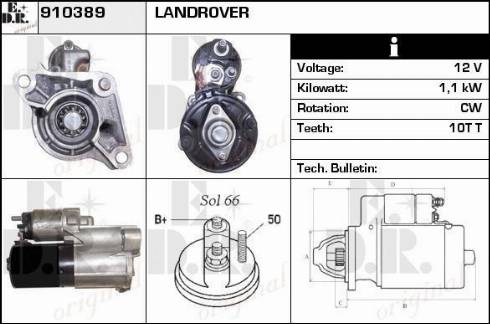 EDR 910389 - Motorino d'avviamento autozon.pro