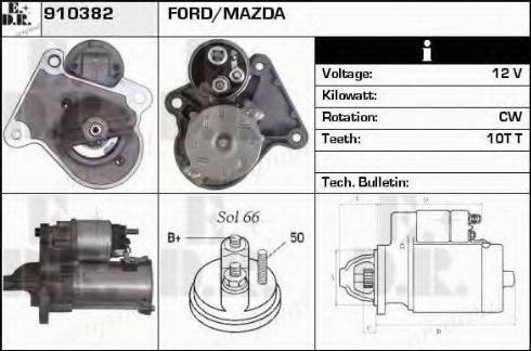 EDR 910382 - Motorino d'avviamento autozon.pro