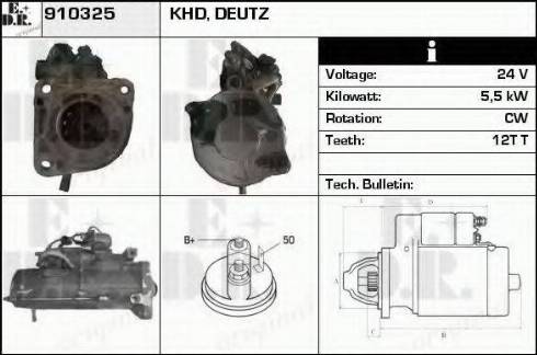 EDR 910325 - Motorino d'avviamento autozon.pro