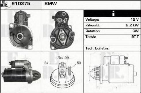 EDR 910375 - Motorino d'avviamento autozon.pro