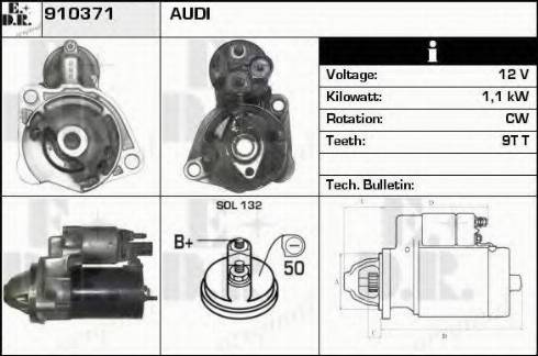 EDR 910371 - Motorino d'avviamento autozon.pro