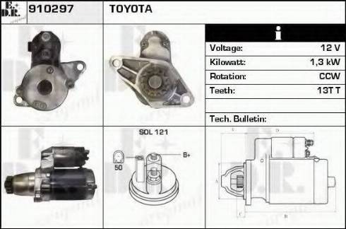 EDR 910297 - Motorino d'avviamento autozon.pro