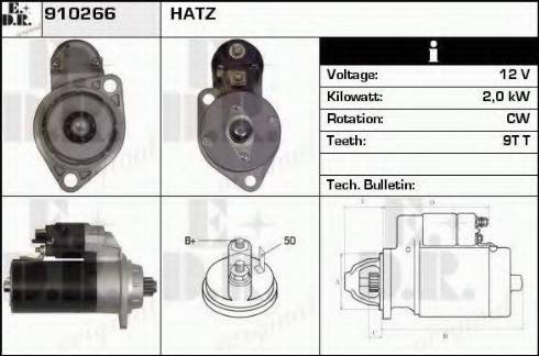 EDR 910266 - Motorino d'avviamento autozon.pro