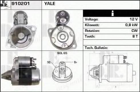 EDR 910201 - Motorino d'avviamento autozon.pro